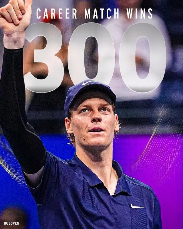 乐鱼平台-双喜临门!辛纳取得生涯第300场胜利&晋级美网男单决赛